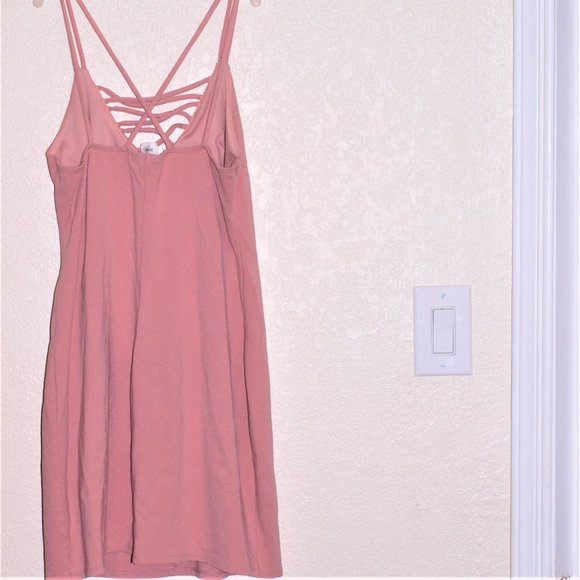 Wild Daisy Pink Mini Dress Size Large - Picture 1 of 7
